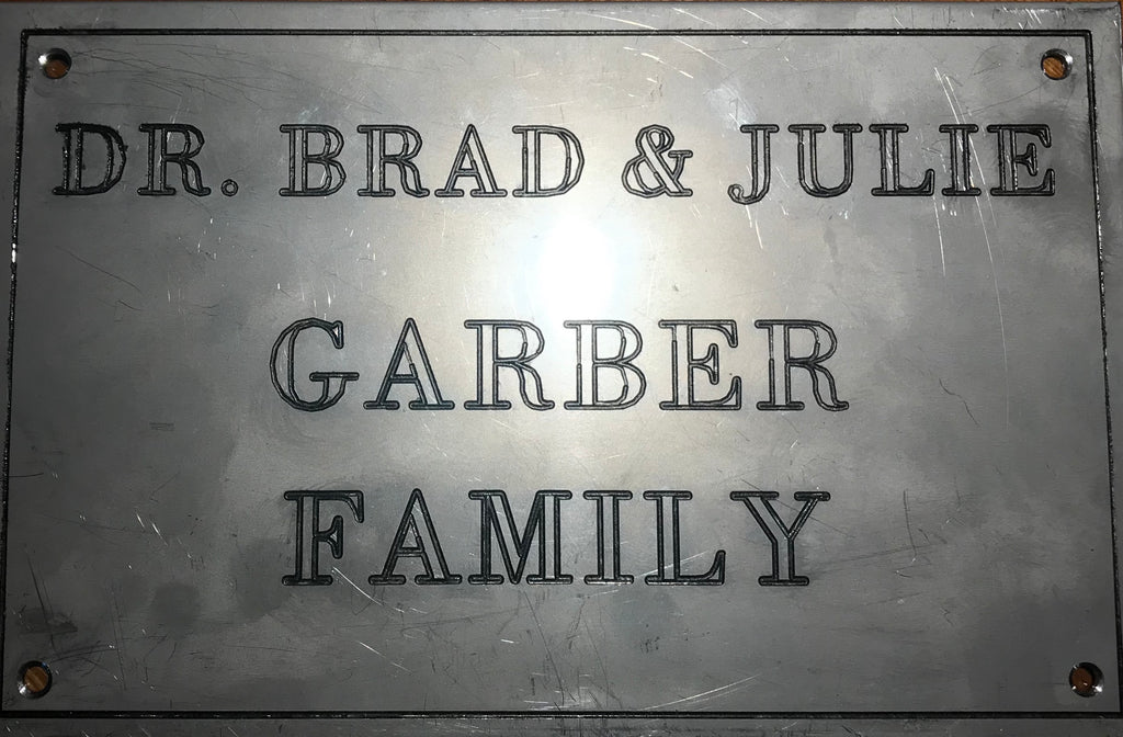 Stainless Steel Engraved Plaques