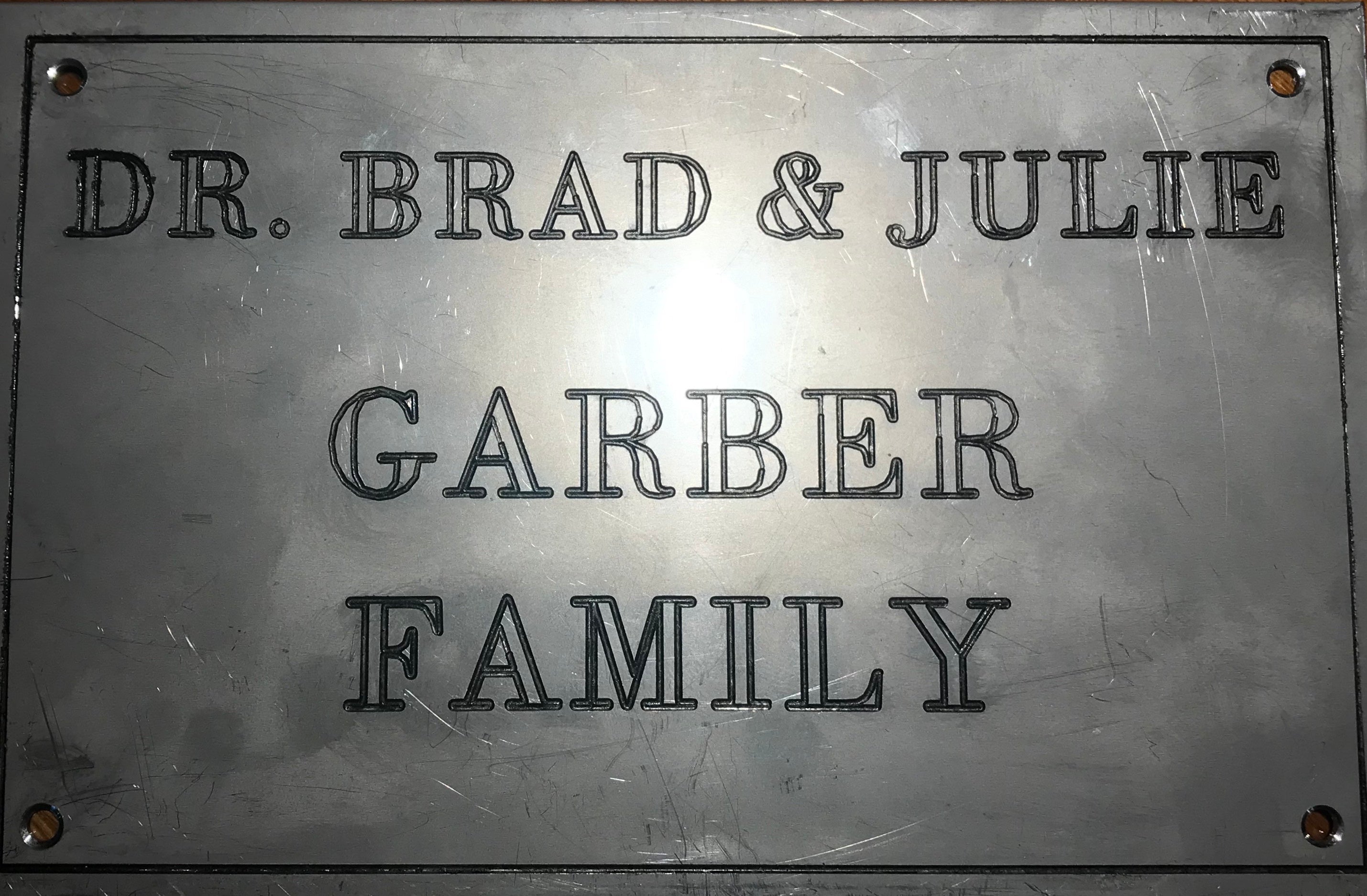 Stainless Steel Engraved Plaques