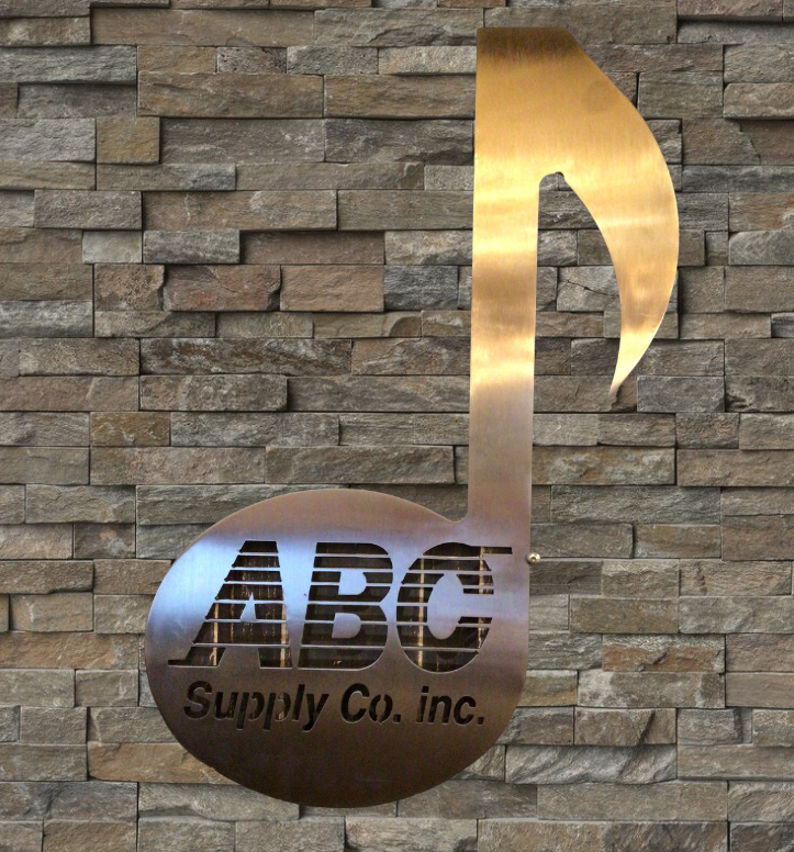 Stainless Steel Music Note – Garber Bandshell